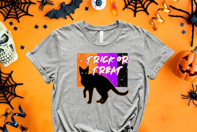 Cool Halloween Shirt, Halloween Cat Shirt, Pumpkin Cat Shirt, Happy Halloween Shirt, Funny Halloween Shirt, Halloween Shirt, Halloween Squad 7