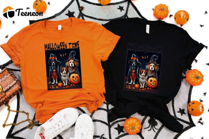 Cool Halloween Shirt, Halloween Cat Shirt, Spooky Pumpkin Shirt, Happy Halloween Shirt, Funny Halloween Shirt, Halloween Shirt 1