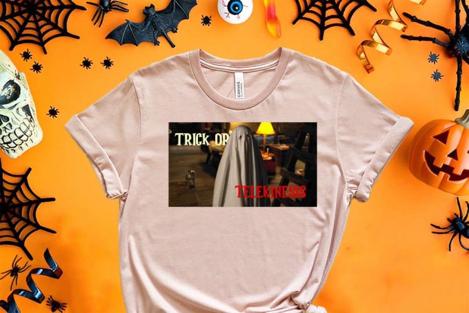 Cool Halloween Shirt, Trick Or Telekinesis, Ghost Shirt, Happy Halloween Shirt, Funny Halloween Shirt, Halloween Shirt, Halloween Squad 5