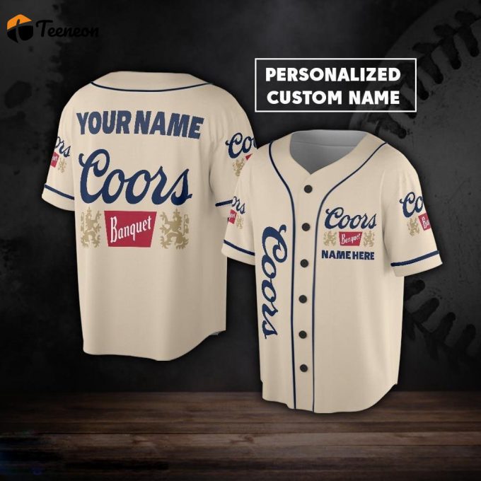 Coors Banquet Baseball Jersey Gift For Men And Women 1