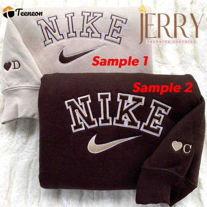 Couple Nike Embroidered Sweatshirt 1