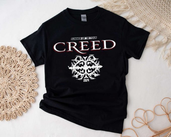 Creed 2024 Tour Summer Of '99 Tour Shirt, Creed Band Shirt, Creed 2024 Concert Shirt, Creed Band Fan Shirt, Summer Of '99 Concert Shirt 2