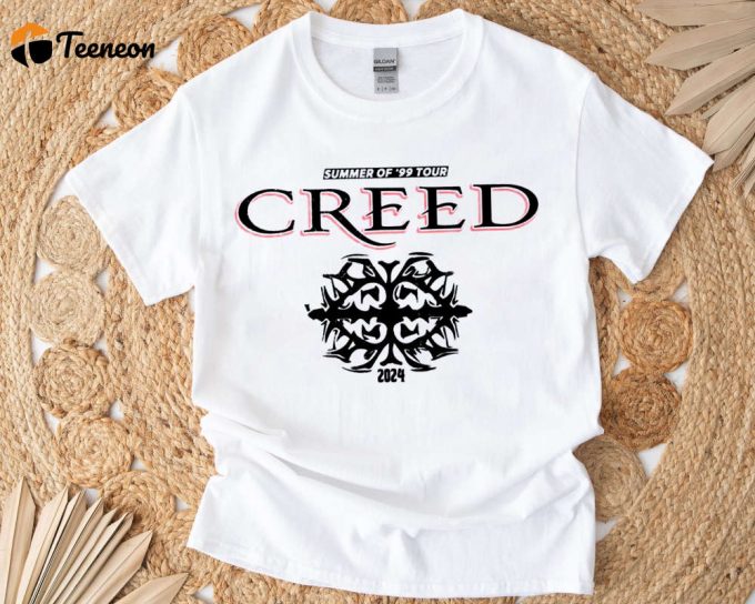 Creed 2024 Tour Summer Of '99 Tour Shirt, Creed Band Shirt, Creed 2024 Concert Shirt, Creed Band Fan Shirt, Summer Of '99 Concert Shirt 1