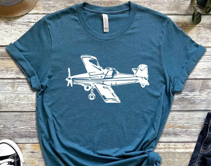 Crop Duster Shirt, Prop Airplane Tee, Farming Aircraft T-Shirt, Prop Airplane Shirt, Airplane Shirt, Airplane Birthday, Prop Plane Shirt 3