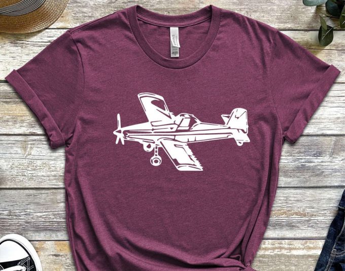 Crop Duster Shirt, Prop Airplane Tee, Farming Aircraft T-Shirt, Prop Airplane Shirt, Airplane Shirt, Airplane Birthday, Prop Plane Shirt 4