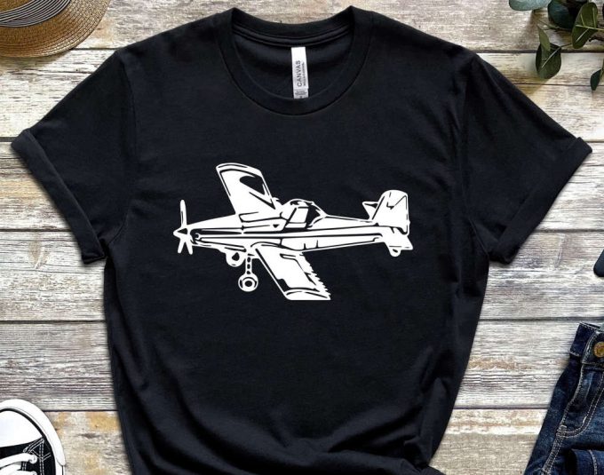 Crop Duster Shirt, Prop Airplane Tee, Farming Aircraft T-Shirt, Prop Airplane Shirt, Airplane Shirt, Airplane Birthday, Prop Plane Shirt 5