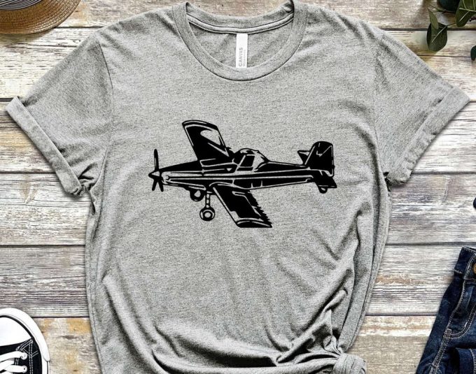 Crop Duster Shirt, Prop Airplane Tee, Farming Aircraft T-Shirt, Prop Airplane Shirt, Airplane Shirt, Airplane Birthday, Prop Plane Shirt 7