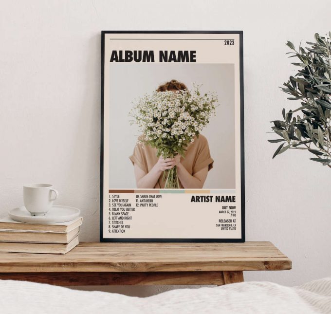 Custom Music Album Poster For Home Decor Gift | Personalized Poster For Home Decor Gift 3