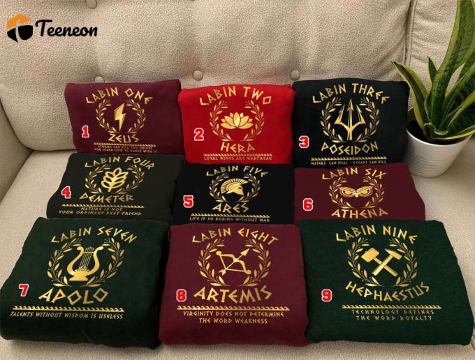 Custom Percy Jackson Shirt Camp Half Blood &Amp;Amp; Camp Jupiter Heroes Book Lover Gift Olympian 1