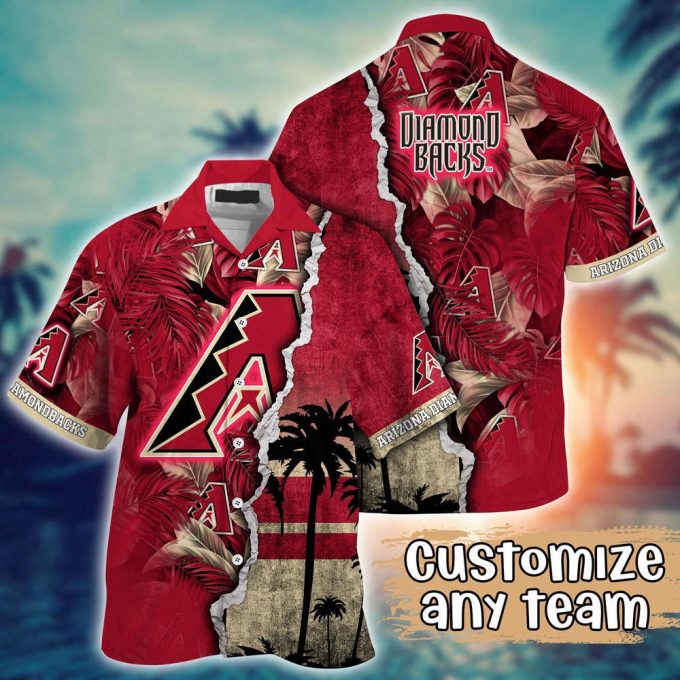 Customized Mlb Arizona Diamondbacks Hawaiian Shirt Champion Chic Couture For Fans 2