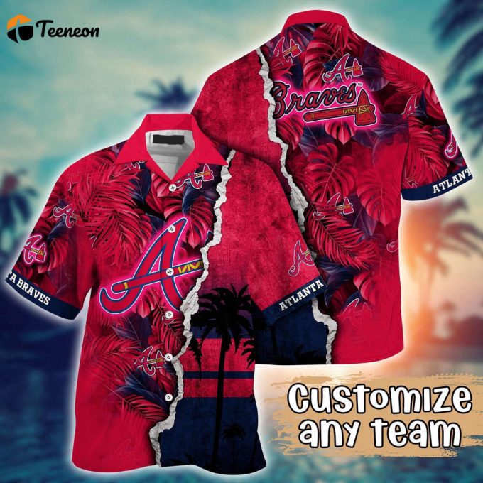 Customized Mlb Atlanta Braves Hawaiian Shirt Champion Chic Couture For Fans