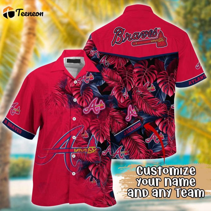 Customized Mlb Atlanta Braves Hawaiian Shirt Radiant Rhythms For Fans