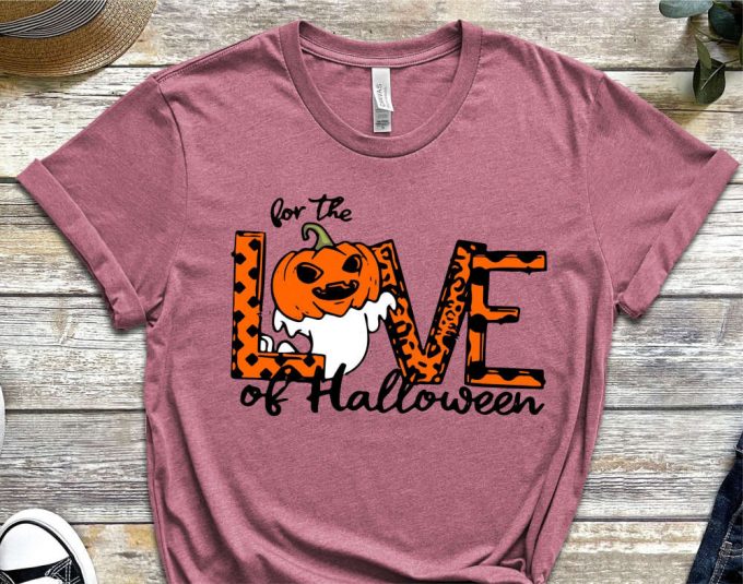 Cute Halloween Shirt, Halloween Love Shirt, Funny Pumpkin Shirt ,Halloween Party, Scary Halloween Shirt, Halloween T-Shirt, Halloween Gift 4