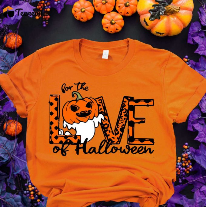 Cute Halloween Shirt, Halloween Love Shirt, Funny Pumpkin Shirt ,Halloween Party, Scary Halloween Shirt, Halloween T-Shirt, Halloween Gift 1
