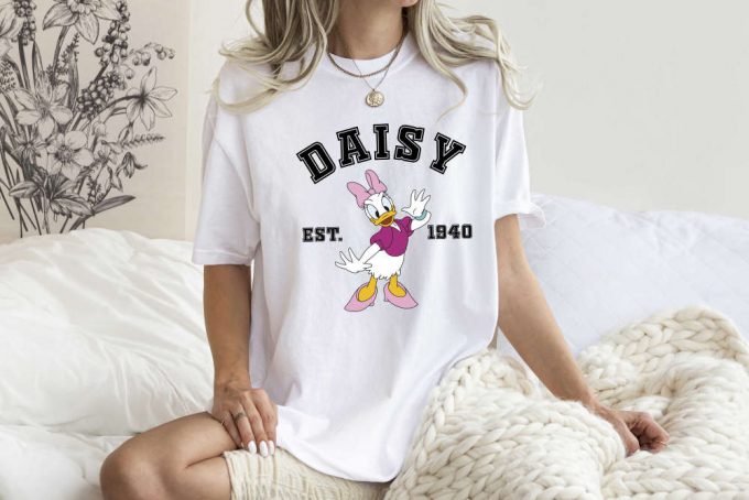 Daisy Duck T-Shirt, Retro Vibes Shirt, Disney Shirt, Comfort Colors, Vintage Vibes Shirt, Cartoon Shirt, Mickey And Friends, Holiday Shirt 2