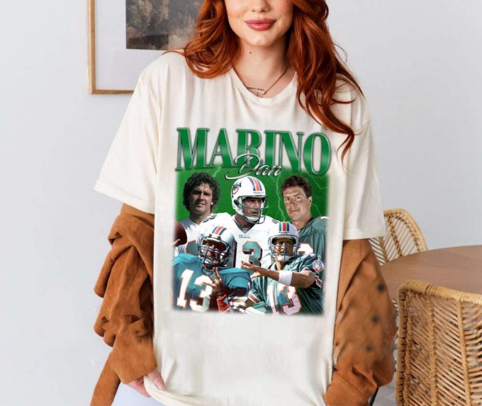 Dan Marino T-Shirt, Dan Marino Shirt, Dan Marino Tees, Dan Marino Gifts, Unisex Shirt, Vintage Shirt, Retro Shirt, Trendy Tee, Couples Shirt 2