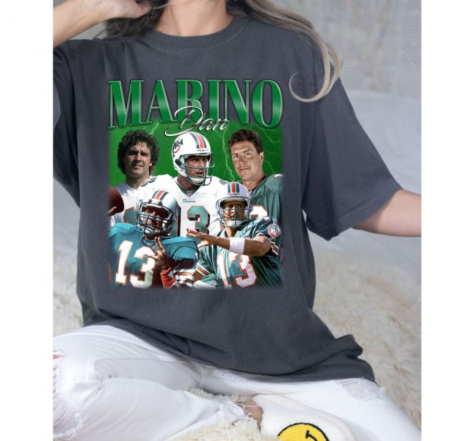 Dan Marino T-Shirt, Dan Marino Shirt, Dan Marino Tees, Dan Marino Gifts, Unisex Shirt, Vintage Shirt, Retro Shirt, Trendy Tee, Couples Shirt 3