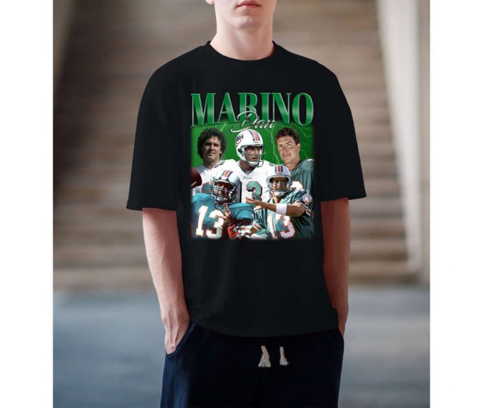 Dan Marino T-Shirt, Dan Marino Shirt, Dan Marino Tees, Dan Marino Gifts, Unisex Shirt, Vintage Shirt, Retro Shirt, Trendy Tee, Couples Shirt 4