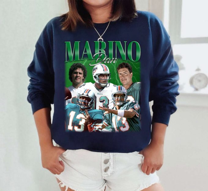 Dan Marino T-Shirt, Dan Marino Shirt, Dan Marino Tees, Dan Marino Gifts, Unisex Shirt, Vintage Shirt, Retro Shirt, Trendy Tee, Couples Shirt 5