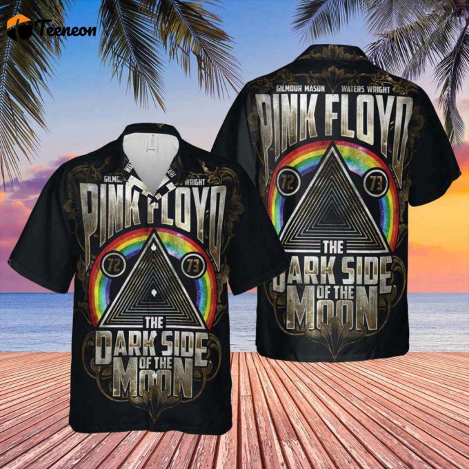 Dark Side Of The Moon 1972 1973 Hawaiian Pink Floyd Shirt Gift For Men Women 1