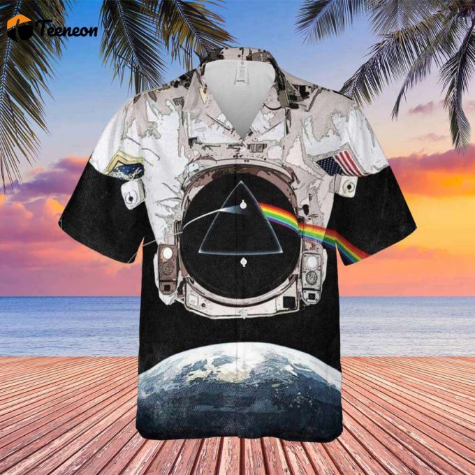 Dark Side Of The Moon Astronaut Hawaiian Pink Floyd Shirt Gift For Men Women 1