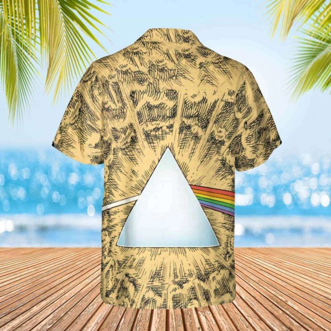 Dark Side Of The Moon Cartoon Style Hawaiian Pink Floyd Shirt Gift For Men Women 2