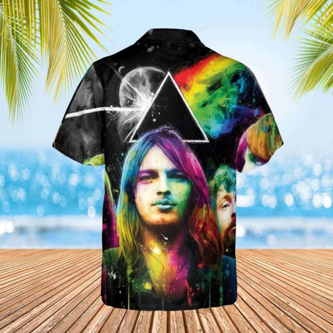 Dark Side Of The Moon Pink Floyd Band Hawaiian Shirt Gift For Men Women 2
