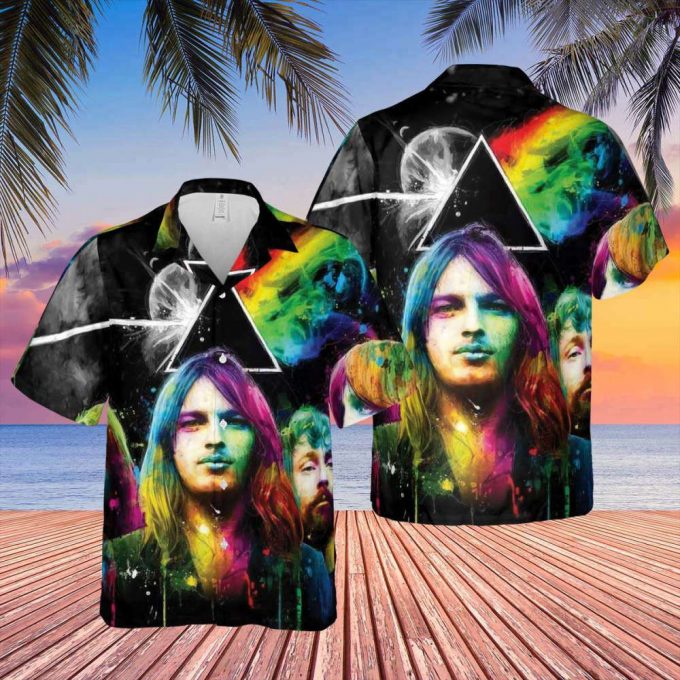 Dark Side Of The Moon Pink Floyd Band Hawaiian Shirt Gift For Men Women 3
