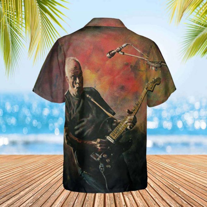 David Gilmour Painting Art Hawaiian Pink Floyd Shirt Gift For Men Women 3