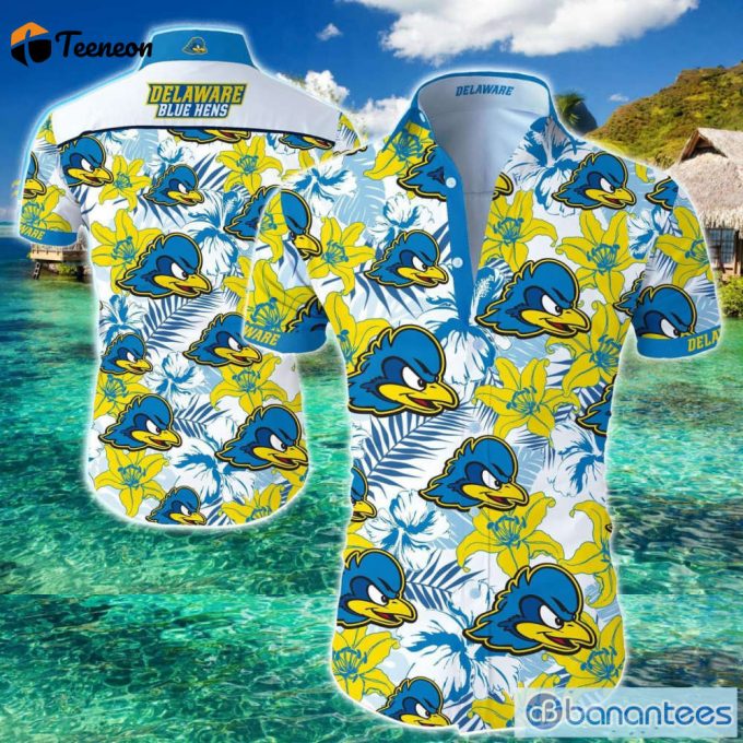 Delaware Blue Hens Hawaii Shirt Gift For Men And Women 1