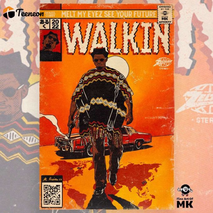 Denzel Curry- Walkin – Hip Hop Premium Matte Vertical Poster For Home Decor Gifts