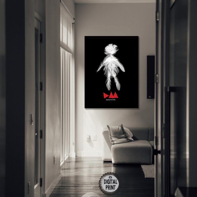 Depeche Mode Album Cover, Playing The Angel, Printable Music Art, Music Poster For Home Decor Gift 3