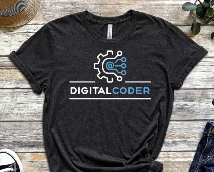 Digital Coder Shirt, I Love My Job Shirt, Engineer Gift, Builder Of Future Shirt, Gift For Coder, Programmer Shirt, Coffee Addict Shirt 3