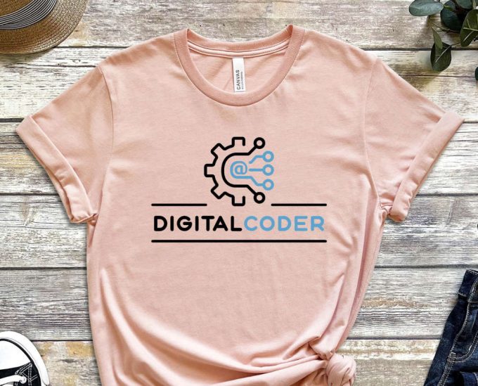 Digital Coder Shirt, I Love My Job Shirt, Engineer Gift, Builder Of Future Shirt, Gift For Coder, Programmer Shirt, Coffee Addict Shirt 4