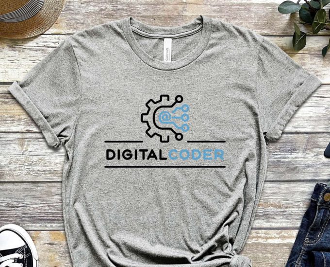 Digital Coder Shirt, I Love My Job Shirt, Engineer Gift, Builder Of Future Shirt, Gift For Coder, Programmer Shirt, Coffee Addict Shirt 5