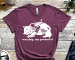 Disaster Cat Shirt, Cat Tee, Wasting My Potential Shirt, Funny Cat Shirt, Kitten Shirt, Cat Lover Shirt