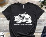 Disaster Cat Shirt, Cat Tee, Wasting My Potential Shirt, Funny Cat Shirt, Kitten Shirt, Cat Lover Shirt