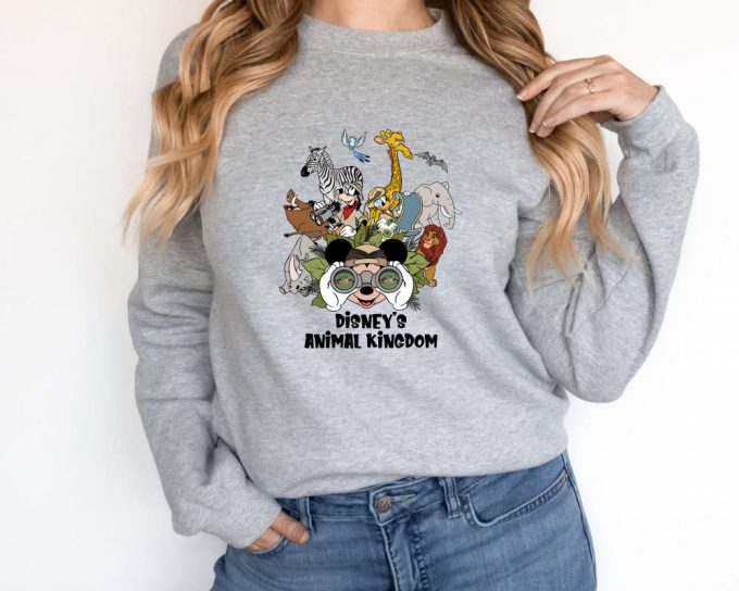 Disney Animal Kingdom Sweatshirt, Vintage Animal Kingdom Sweater, Mickey Safari Sweatshirt, Disney Safari Trip Sweater, Safari Mode Sweater 3