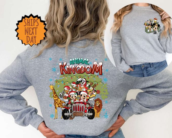 Disney Animal Kingdom Sweatshirt, Vintage Animal Kingdom Vacation Shirt, Mickey And Friends Safari Trip Shirt, Disney Safari Trip Sweater 2