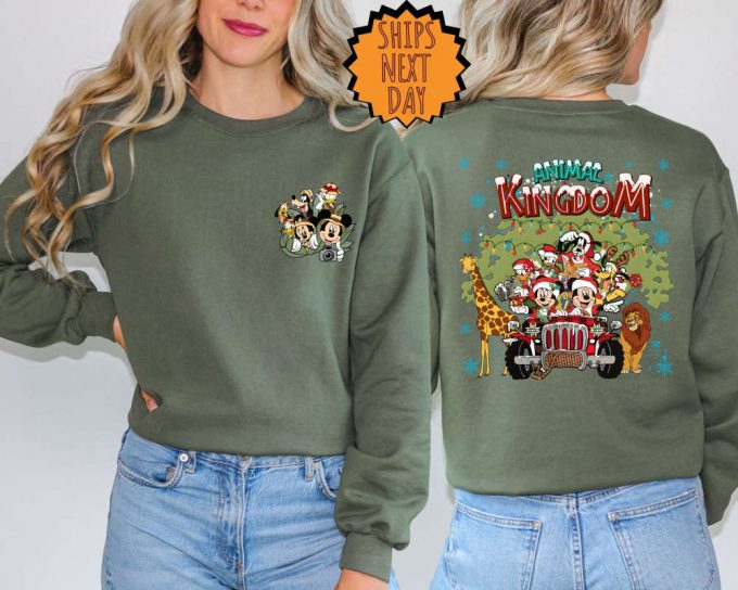 Disney Animal Kingdom Sweatshirt, Vintage Animal Kingdom Vacation Shirt, Mickey And Friends Safari Trip Shirt, Disney Safari Trip Sweater 3