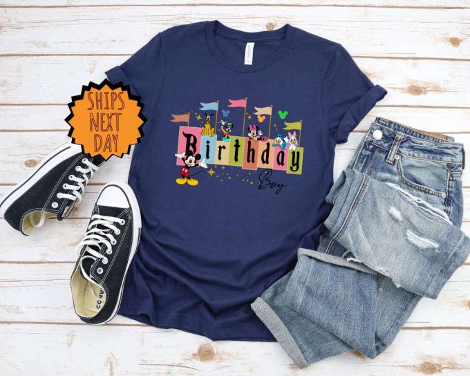 Disney Birthday Boy Shirt, Disney Birthday Trip Shirt, Family Birthday Shirt ,Disney Group Birthday Shirt, Birthday Boy Shirt, Birthday Tee 5