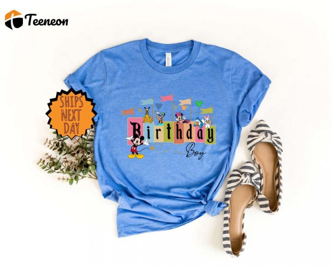 Disney Birthday Boy Shirt, Disney Birthday Trip Shirt, Family Birthday Shirt ,Disney Group Birthday Shirt, Birthday Boy Shirt, Birthday Tee 1