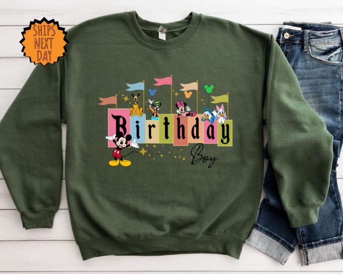 Disney Birthday Boy Sweatshirt, Disney Birthday Trip Hoodie, Family Birthday Sweatshirt ,Disney Group Birthday Hoodie, Birthday Boy Sweater 2