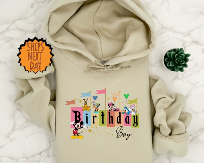 Disney Birthday Boy Sweatshirt, Disney Birthday Trip Hoodie, Family Birthday Sweatshirt ,Disney Group Birthday Hoodie, Birthday Boy Sweater 5