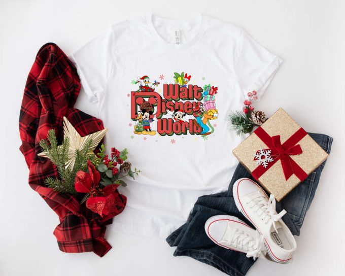 Magical Disney Christmas Shirt &Amp; Hoodie: Celebrate The Holidays At Disneyland &Amp; Disneyworld! 2