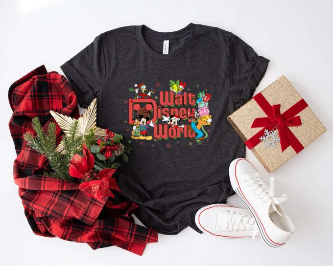 Magical Disney Christmas Shirt &Amp; Hoodie: Celebrate The Holidays At Disneyland &Amp; Disneyworld! 3