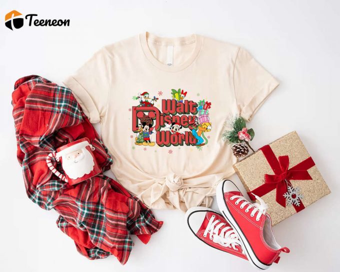 Magical Disney Christmas Shirts &Amp;Amp; Hoodies: Celebrate Epcot Disneyland &Amp;Amp; Disneyworld Trips! 1