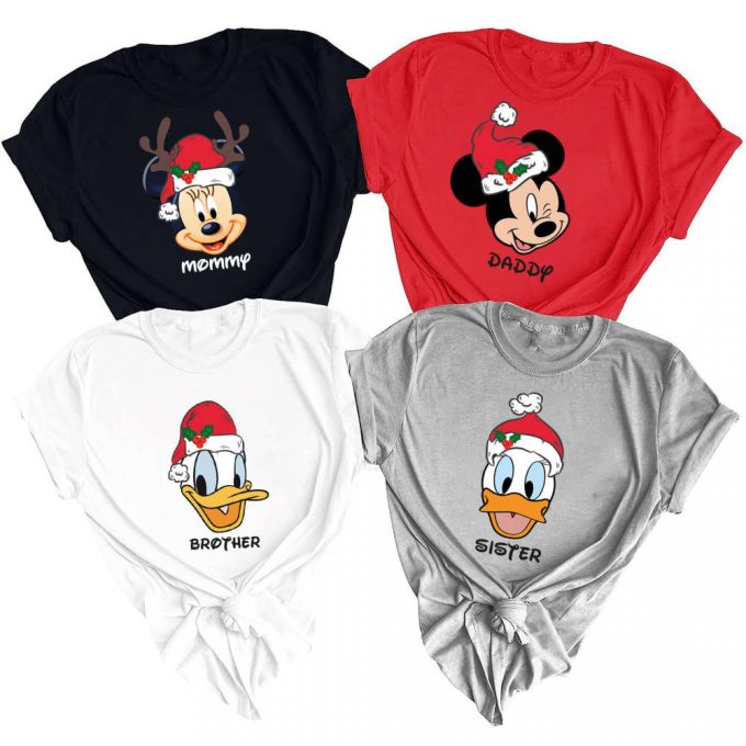 Magical Disney Christmas Shirts: Mickey Minnie &Amp; Family Perfect For Christmas Trip At Disneyland &Amp; Disneyworld 2