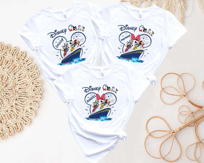 Custom Disney Family Cruise Shirts 2024 Fun Disney Squad &Amp; Birthday Apparel 2