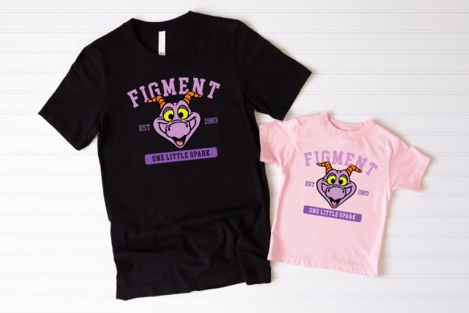 Disney Figment Shirt: Purple Dragon Est 1983 Kids &Amp; Matching Shirts 2